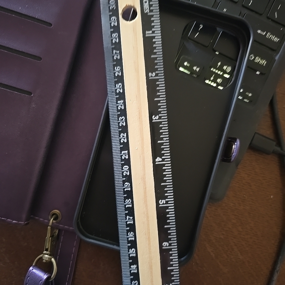 Purple Crossbody Phone Wallet - Picture 11 of 12